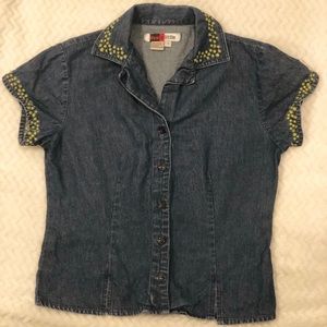 Denim Button Down Shirt